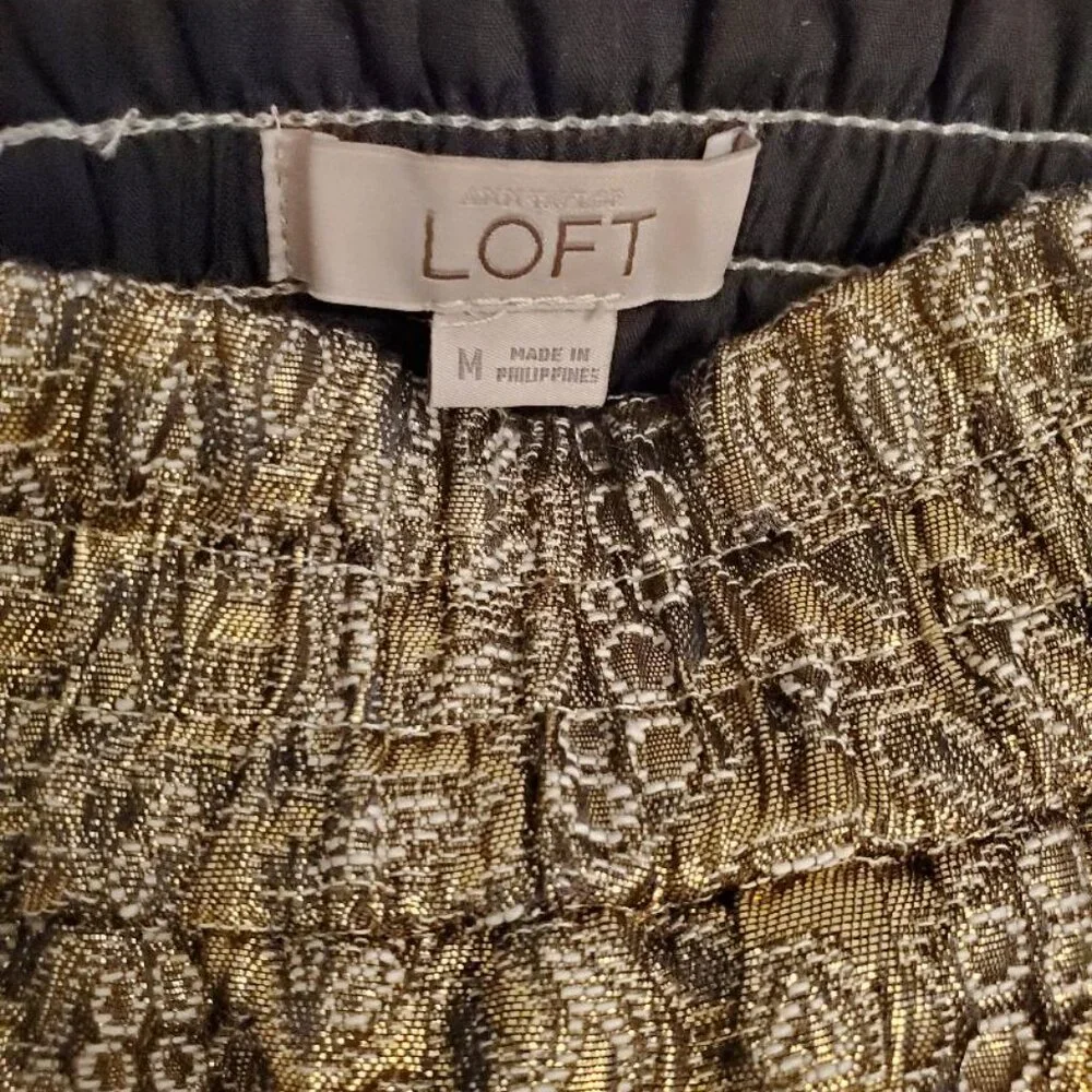 Gold Mini Skirt from The Loft - Picture 3 of 5